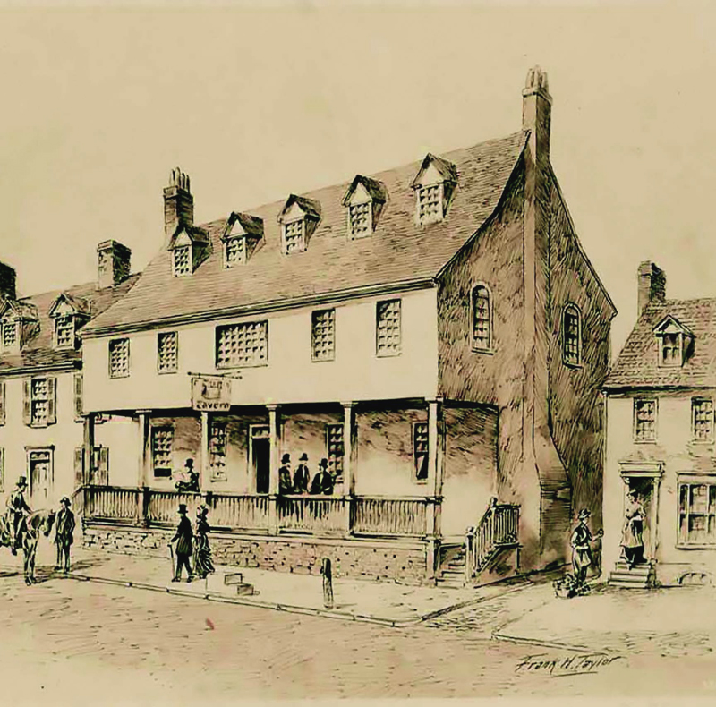 The Tun Tavern Building Drawing