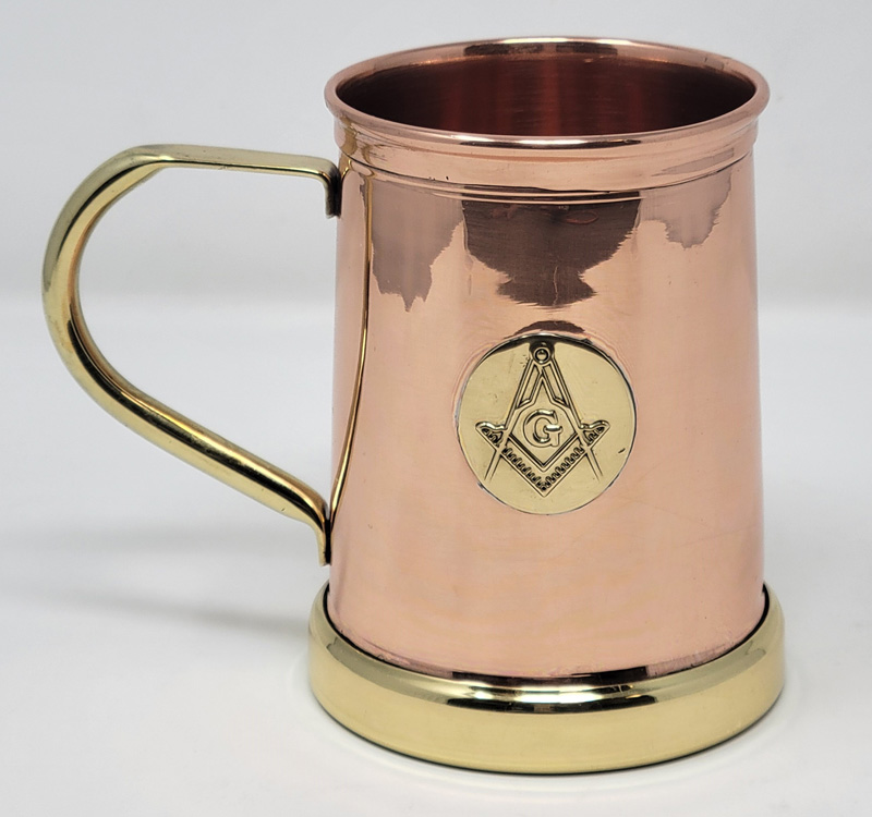 16 oz. Copper Mug Freemasons