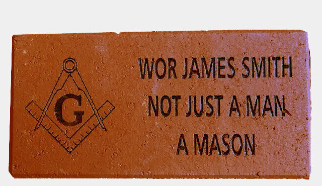 The Tun Alley Brick Paver Freemasons
