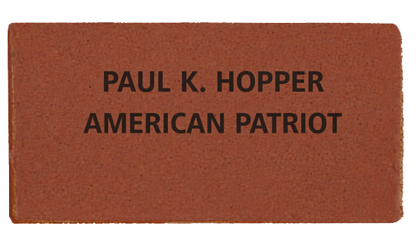 Commemorative Tun Alley Brick